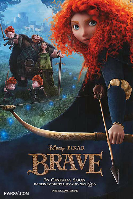 دانلود انیمیشن شجاع Brave 2012 دوبله و زبان اصلی