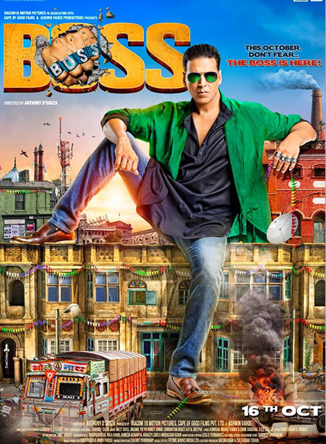 دانلود دوبله فارسی فیلم هندی من رئیس هستم Boss 2013, فیلم من رئیس هستم Boss 2013 دوبله فارسی, دوبله فارسی فیلم Boss 2013 720p DVDRip, فیلم من رئیس هستم 2013