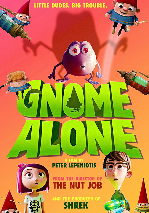دانلود انیمیشن جن در خانه با دوبله فارسی Gnome Alone 2017 BluRay