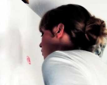 نقاشی با لب