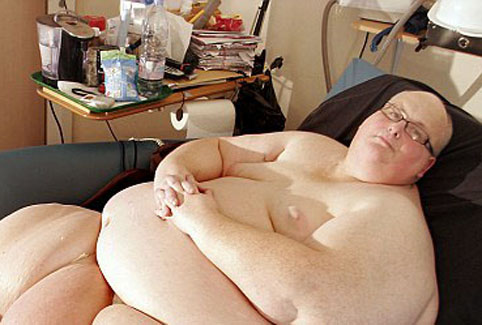 چاق ترین مرد جهان