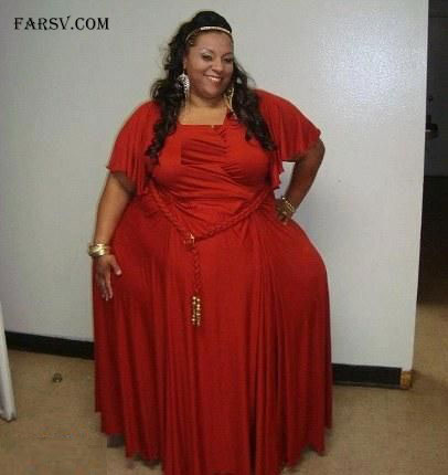 زن چاق با اعتماد به نفس بالا