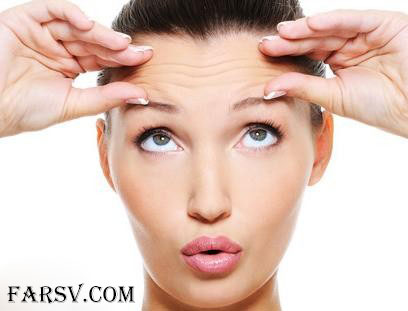 چروک و خمیدگی پوست صورت