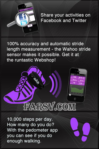 دانلود نرم افزار Runtastic Pedometer Pro