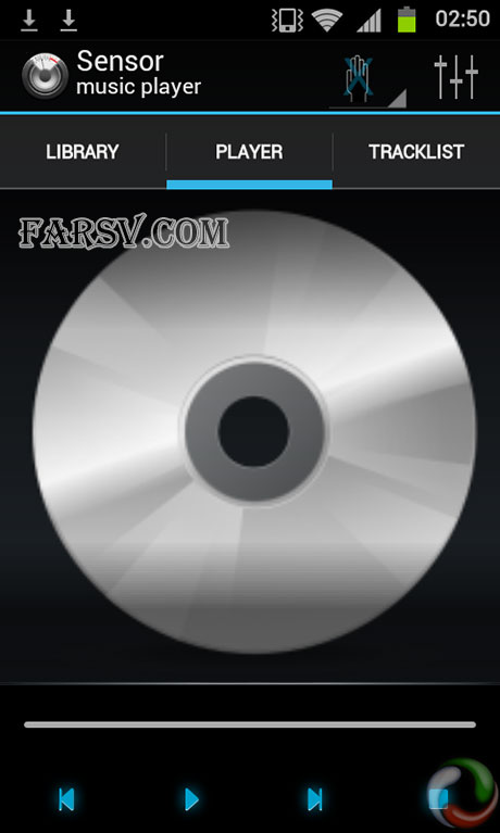 کنترل موزیک از راه دور با Sensor Music Player 2.343