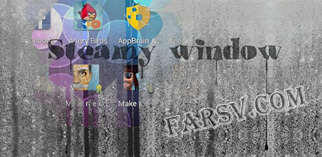 بخار کردن صفحه گوشی با نرم افزار Steamy Window