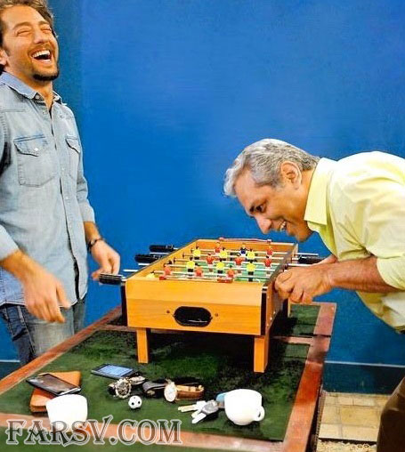 مهران مدیری و بهرام رادان