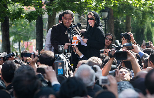 تصاویر هنرمندان در مراسم عسل بدیعی