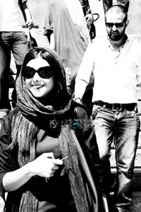 آزاده صمدی و همسرش هومن سیدی