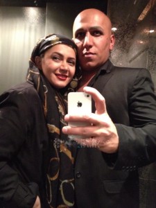 بیتا خردمند و همسرش قاسم ترکاشوند