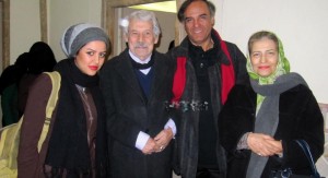 داود رشیدی و همسرش