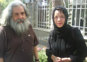 مهتاب نصیر پور و همسرش