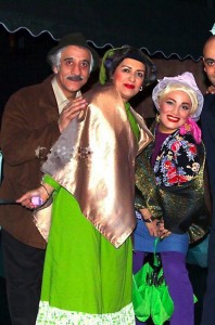 رویا تیموریان و همسرش مسعود رایگان