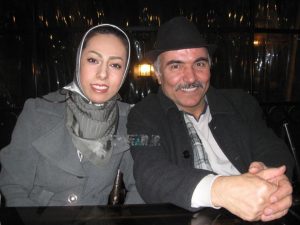 مهدی میامی و همسرش