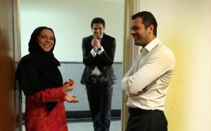 پژمان بازغی و همسرش مستانه مهاجر