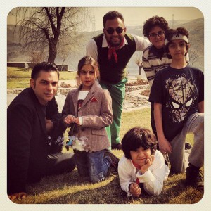 پیمان معادی و دخترش با صابر ابر