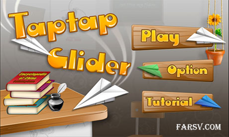 دانلود بازی جالب و سرگرم کننده موشک کاغذی TapGlider (اندروید) دانلود بازی اندرویدی موشک کاعذی TapGlider