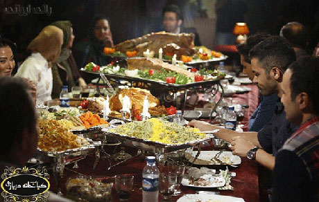 تصاویر جالب از بازیگران در یک مهمانی رنگین! عکس های بازیگران در مهمانی جمعی