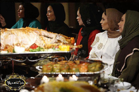 تصاویر جالب از بازیگران در یک مهمانی رنگین! عکس های بازیگران در مهمانی جمعی