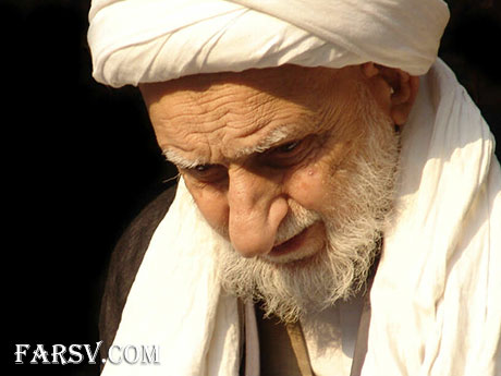 عکس آیت الله بهجت (ره) در قبر
