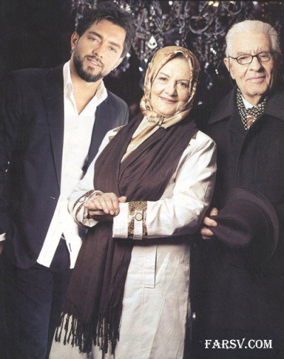 عکس دیدنی بهرام رادان در کنار پدر و مادرش! عکس بهرام رادان در كنار پدر و مادرش