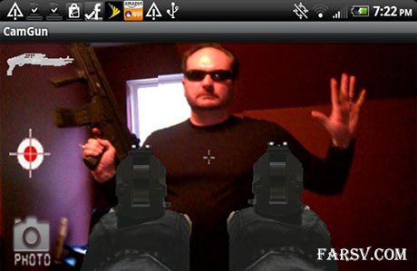 تبدیل دوربین موبایل به تفنگ با CamGun