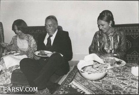 فرح دیبا و آنتونی کویین