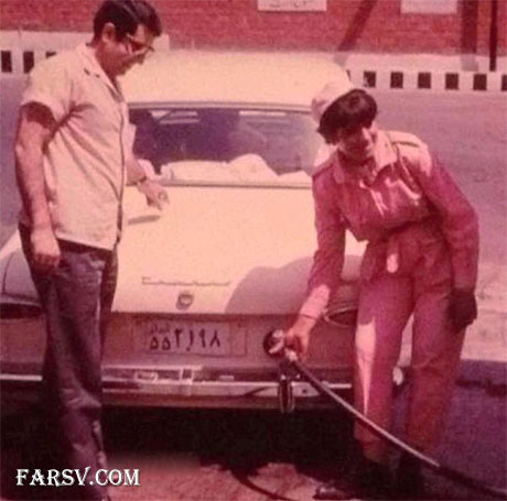 خدمه پمپ بنزینی در خیابان کوروش کبیر