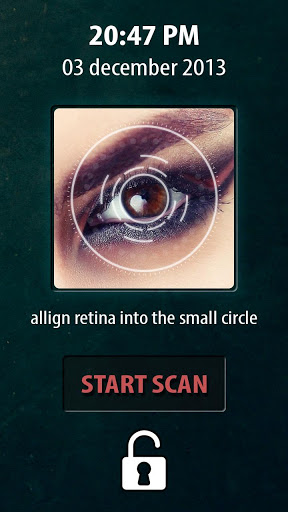 باز کردن قفل گوشی توسط شبکیه چشم