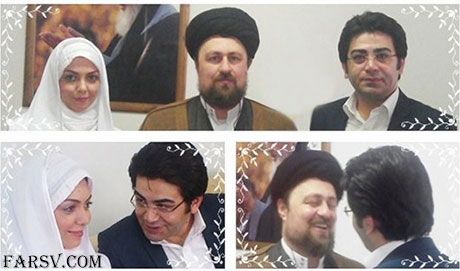 عقد فرزاد حسنی و آزاده نامداری در جماران