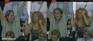 عکس جنجالی شکیرا در شبکه سه سیما