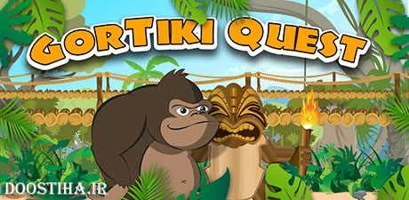 دانلود بازی جالب و سرگرم کننده رویاهای گوریل GorTiki Quest (اندروید) دانلود بازی اندروید رویاهای گوریل GorTiki Quest
