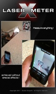 دانلود نرم افزار جالب تبدیل موبایل به خط کش به نام Laser Meter (اندروید) تبدیل دوربین موبایل به خط کش با Laser Meter