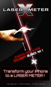 دانلود نرم افزار جالب تبدیل موبایل به خط کش به نام Laser Meter (اندروید) تبدیل دوربین موبایل به خط کش با Laser Meter