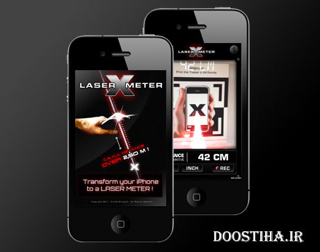 تبدیل دوربین موبایل به خط کش با Laser Meter
