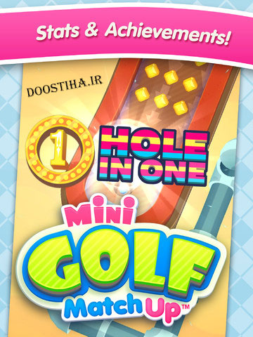 دانلود رایگان بازی جدید و زیبای گلف Mini Golf MatchUp 1.2.4 (اندروید) دانلود بازی گلف برای اندروید Mini Golf MatchUp
