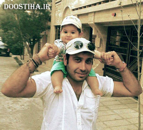 عکس محسن چاوشی و پسرش زانکو