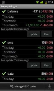 مدیریت مصرف اینترنت و پیامک در موبایل