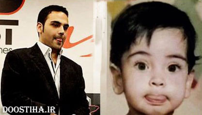 عکس کودکی احسان علیخانی