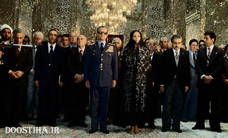 عکس شاه و فرح در حرم امام رضا (ع)