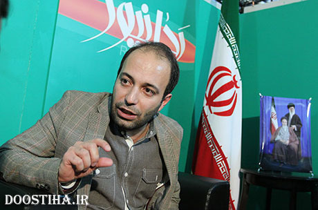 کامران نجف زاده در استادیوم آزادی