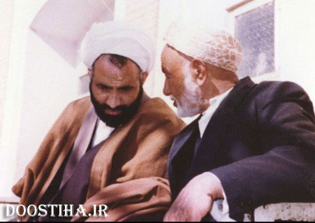 عکس قرائتی و پدرش