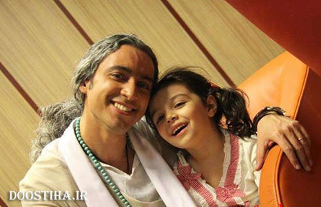 مازیار فلاحی و دخترش باران