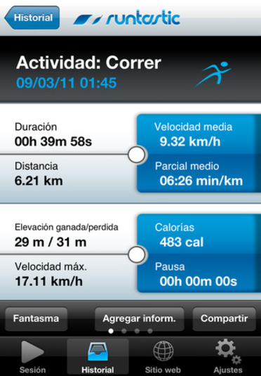 اندازه گیری هوشمند میزان تحرک با نرم افزار Runtastic PRO