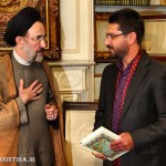 مراسم عقا کنان امیرحسین مدرس با حضور خاتمی