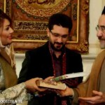 مراسم عقا کنان امیرحسین مدرس با حضور خاتمی