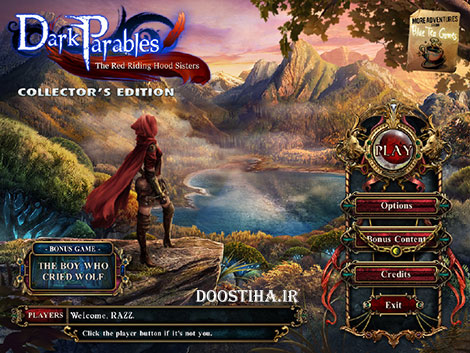 دانلود بازی فکری Dark Parables 4: The Red Riding Hood Sisters Dark Parables 4: The Red Riding Hood Sisters Collector's Edition