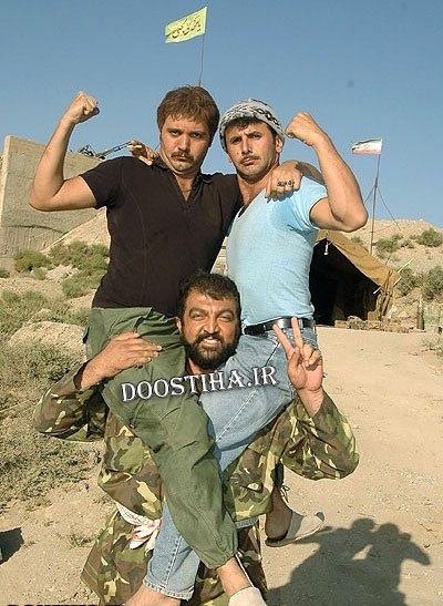 عکس دیده نشده از پشت صحنه اخراجی ها