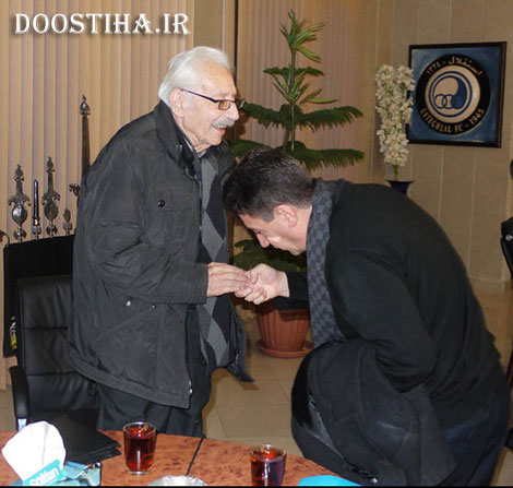 سفر جمشید مشایخی به بارسلون