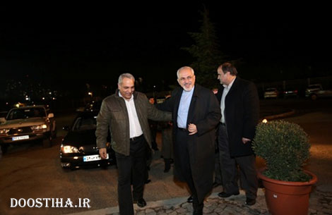 محمدجواد ظریف سر صحنه مجموعه جدید مهران مدیری